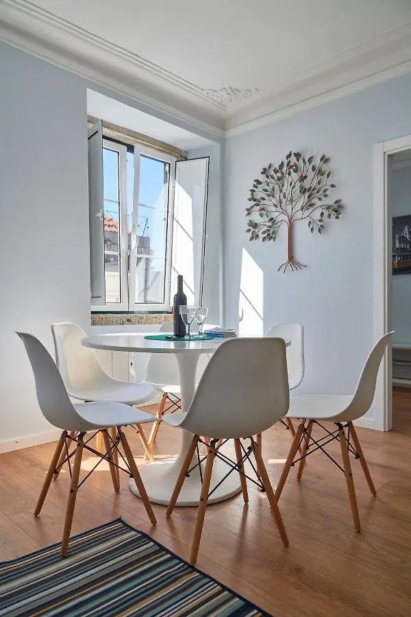 Elegant Riverview Apartment In Historical Лиссабон Португалия